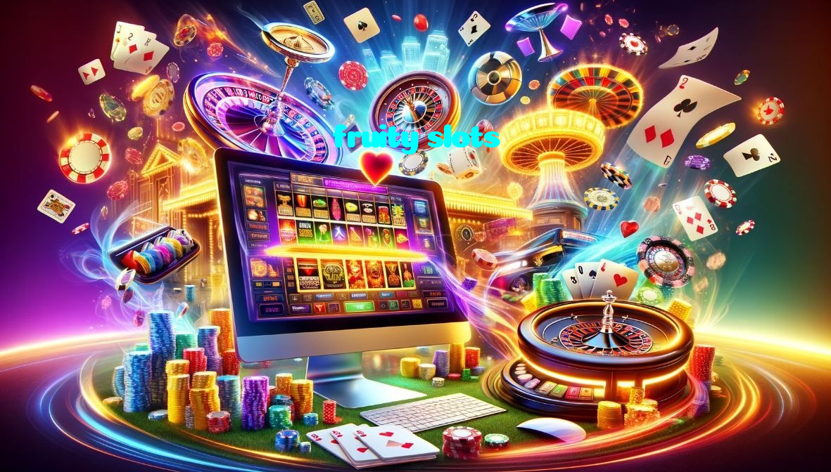 fruity slots casino presented on mobile device in Pakistan with slots and live games